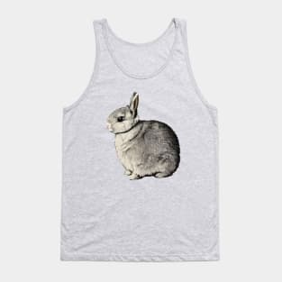 Vintage Rabbit Chubby Furry Pet Bunny Mom Tank Top